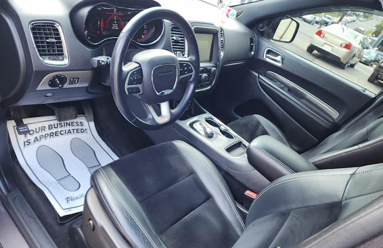 Gray Dodge Durango SUV exterior, detailed by Finest Auto Detailing